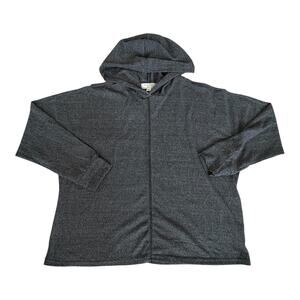 No Comment Hoodie Outdoor Hiking Camping 2X Soft Athleisure Cozy Layer NWT Gray